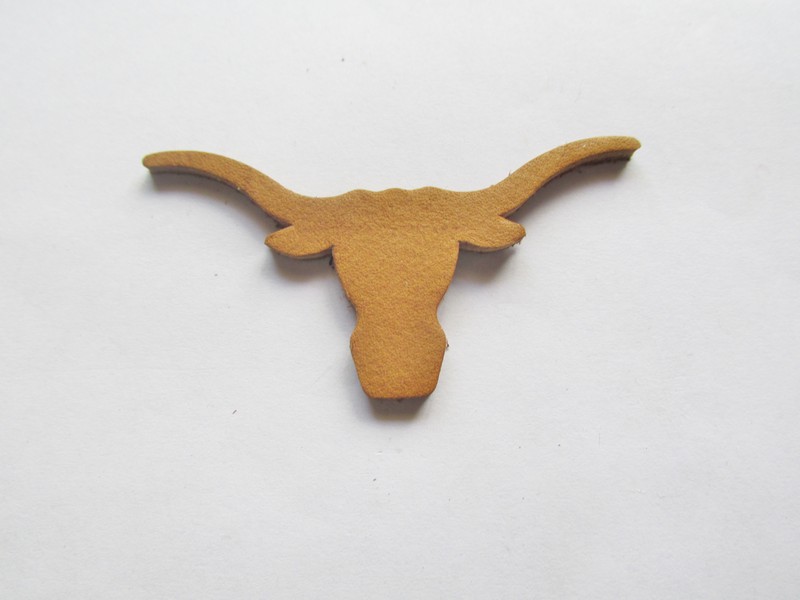 (image for) Tan Leather Steer Head # LC59-4